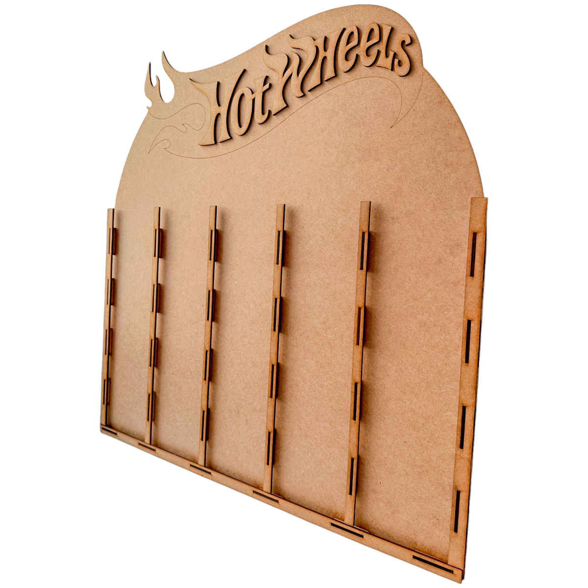 🔥🚗 Organizador Hot Wheels en MDF – Exhibidor Vertical para Paquetes Cerrados 🚗🔥 OE39