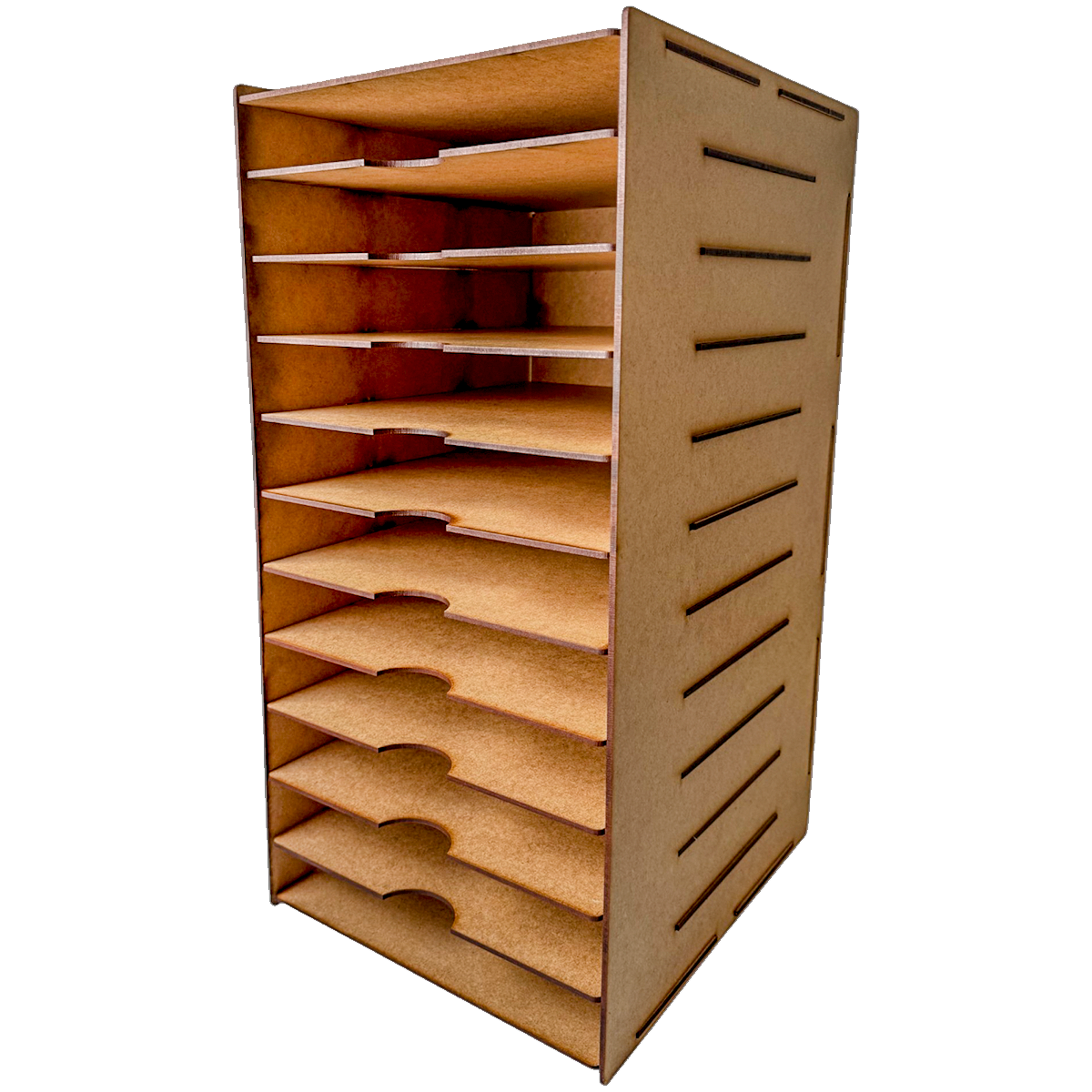 📄✨ Organizador Vertical de Hojas en MDF – 13 Compartimentos 🎨 OE38
