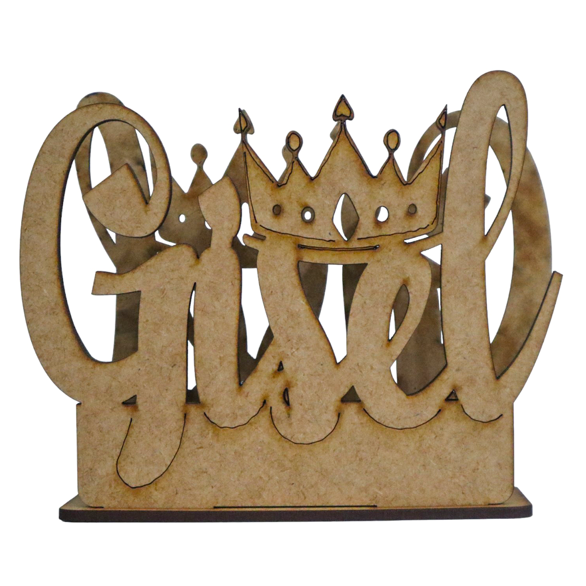 👑 Servilletero personalizado con corona – Modelo Princesa 🎉✨ 12pz UE43