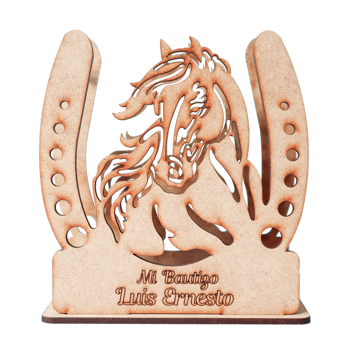 🐴✨ Servilletero Personalizado de Caballo con Herraduras ✨🐴12pz UE18