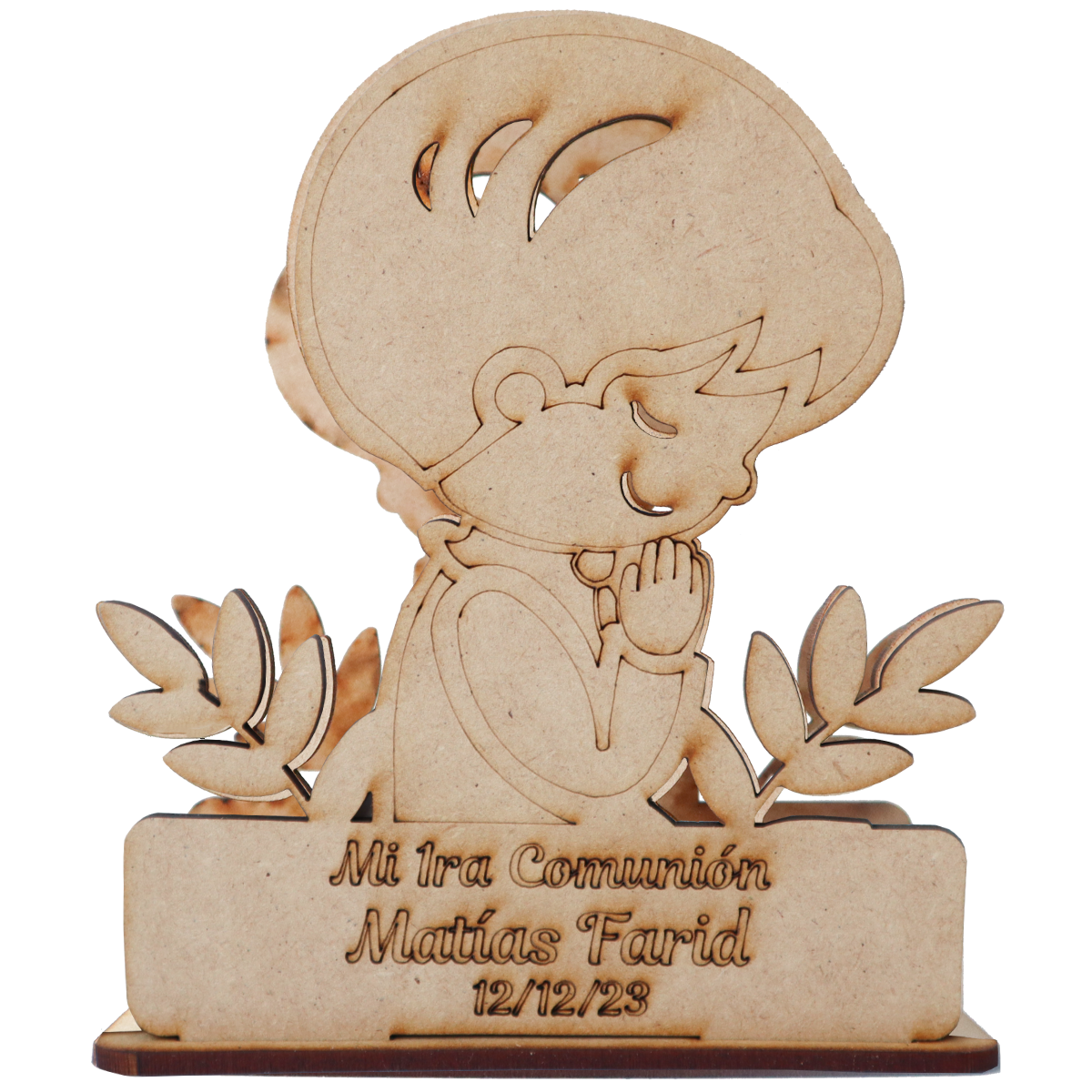 🙏 Servilletero de Primera Comunión – Niño Orando 🙏 12pz UE15