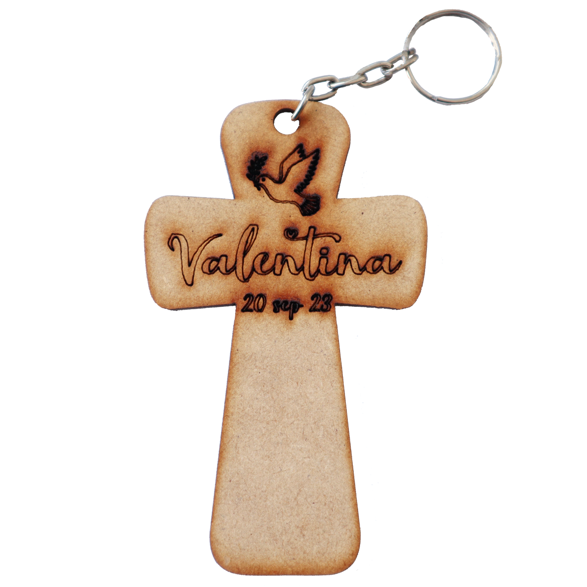 ✝️✨ Llavero cruz personalizada para bautizo, primera comunión o confirmación 💒🕊️ 30pz RB109