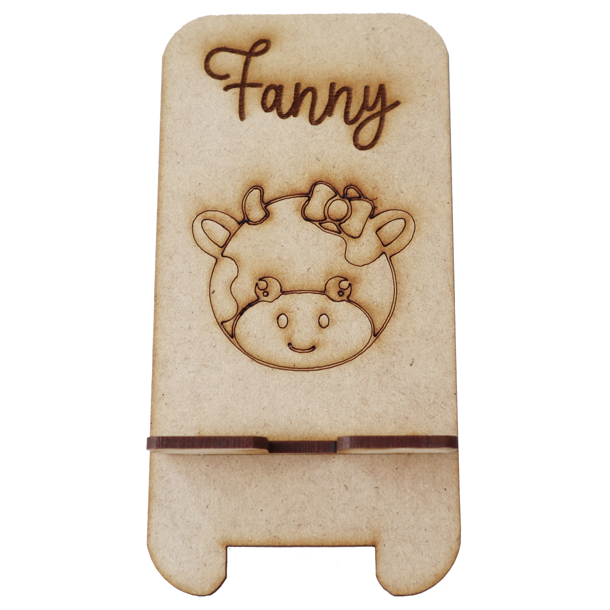 📱 Porta Celular MDF 3mm Personalizado con Grabado 🐮✨ 10pz RB59