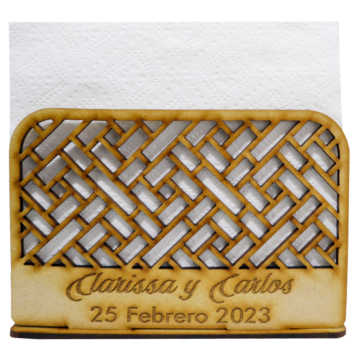 🧡 Servilletero Personalizado – Diseño Geométrico Elegante 🧡 12pz UE30