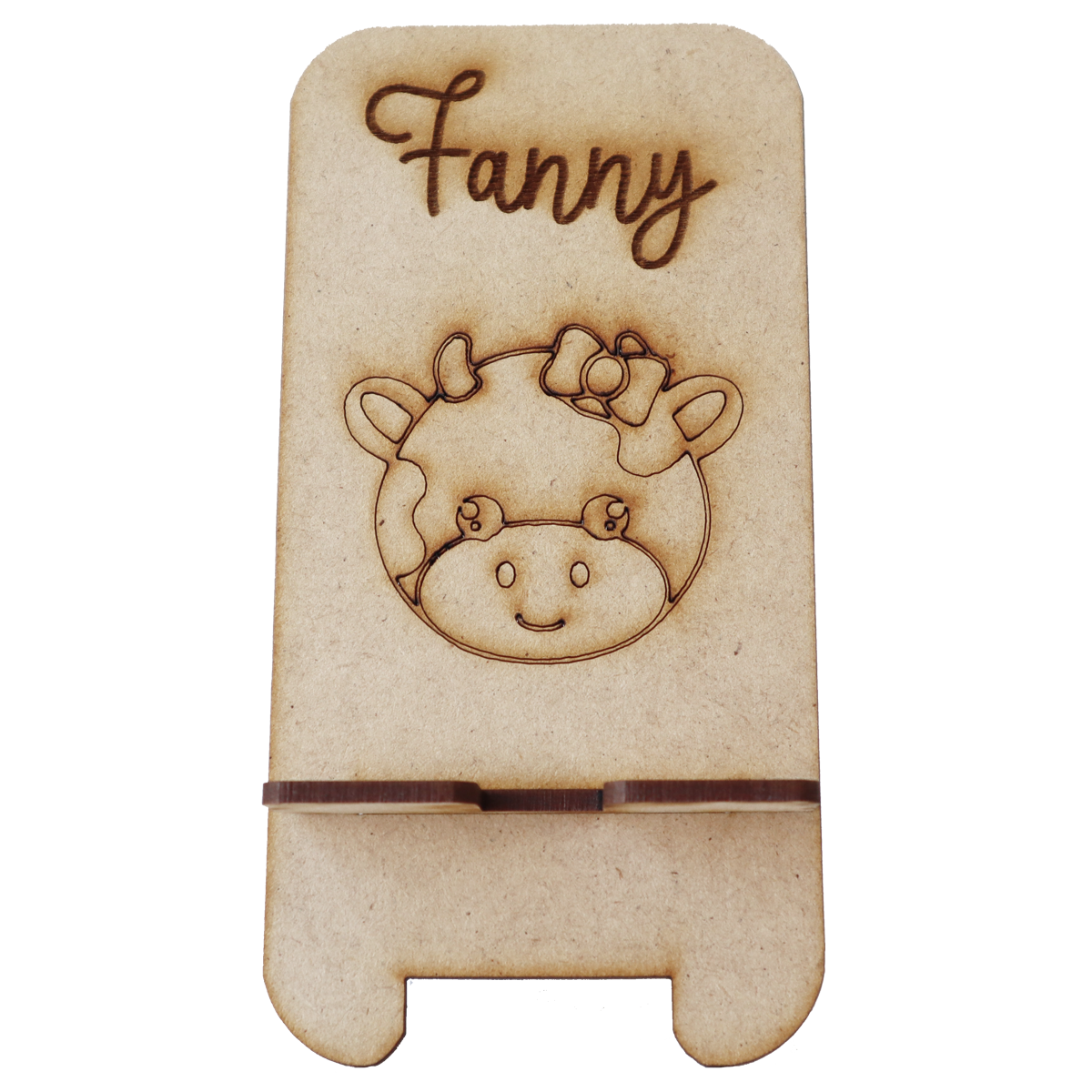 📱 Porta Celular MDF 3mm Personalizado con Grabado 🐮✨ 10pz RB59