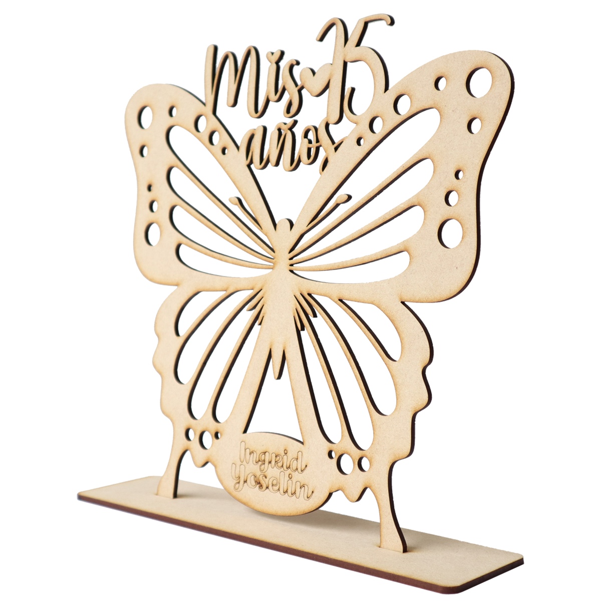 ✨ Mariposa Decorativa "Mis 15 Años" Personalizada 🦋 10pz RB68