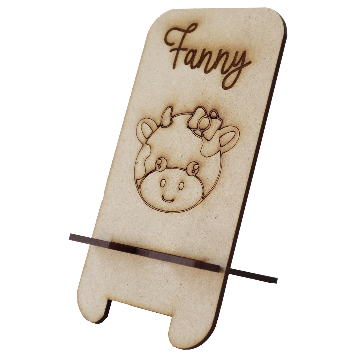 📱 Porta Celular MDF 3mm Personalizado con Grabado 🐮✨ 10pz RB59