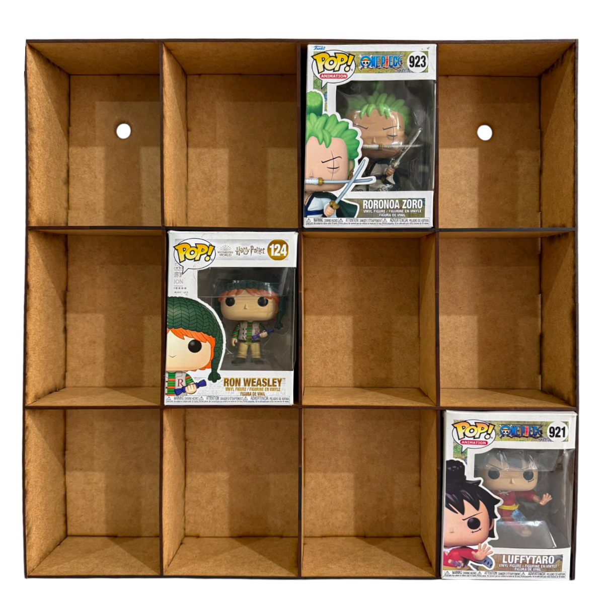 🧱✨ Organizador de MDF tipo repisa para Funko Pop u objetos de colección 🎁🎮 OE35