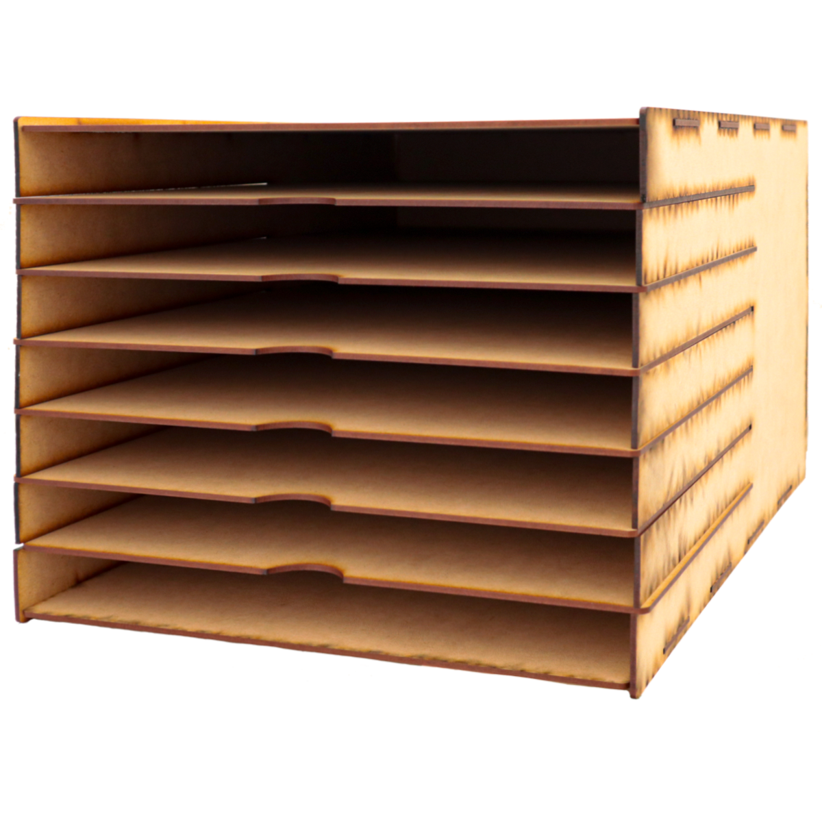 🗂️✨ Organizador vertical de hojas tamaño carta con 8 niveles – MDF 3 mm 📚 OE24