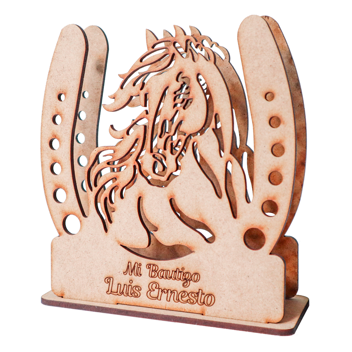 🐴✨ Servilletero Personalizado de Caballo con Herraduras ✨🐴12pz UE18