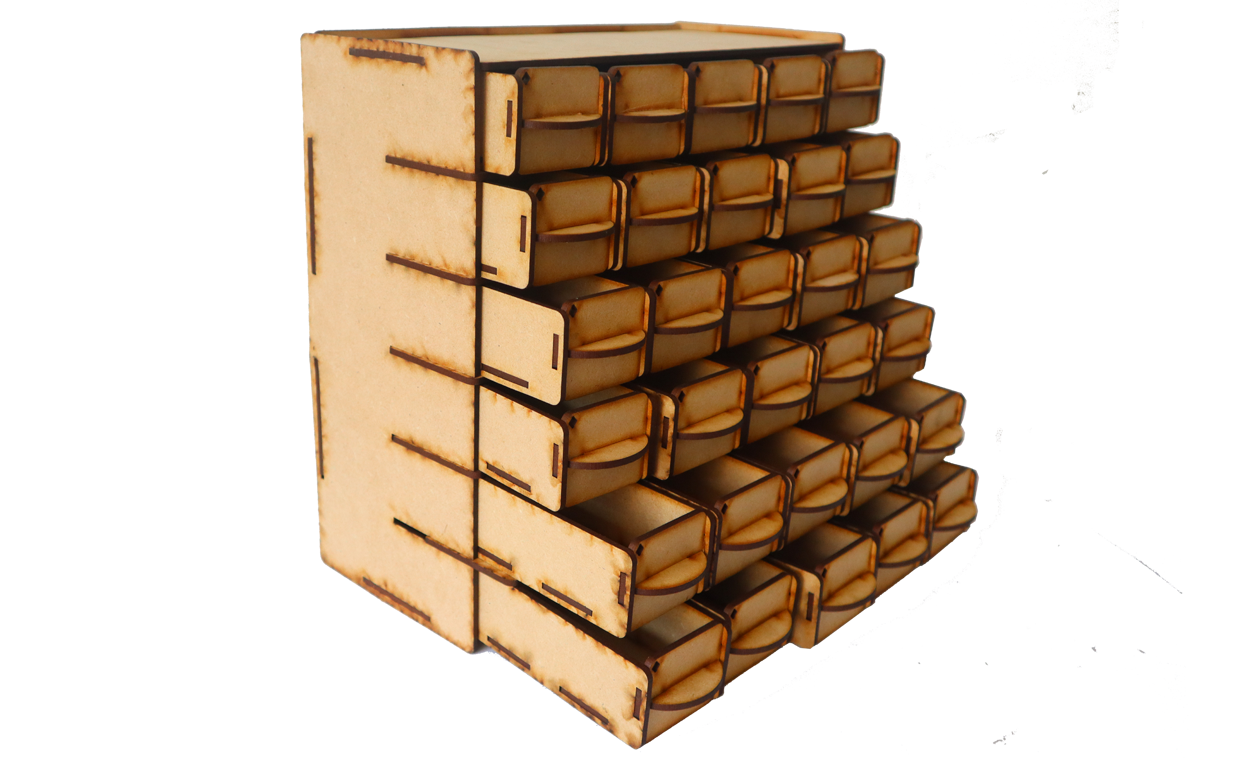 🗃️✨ Organizador de 30 cajones pequeños – Ideal para tornillería, electrónica y manualidades 🔩📎🧷 OE20