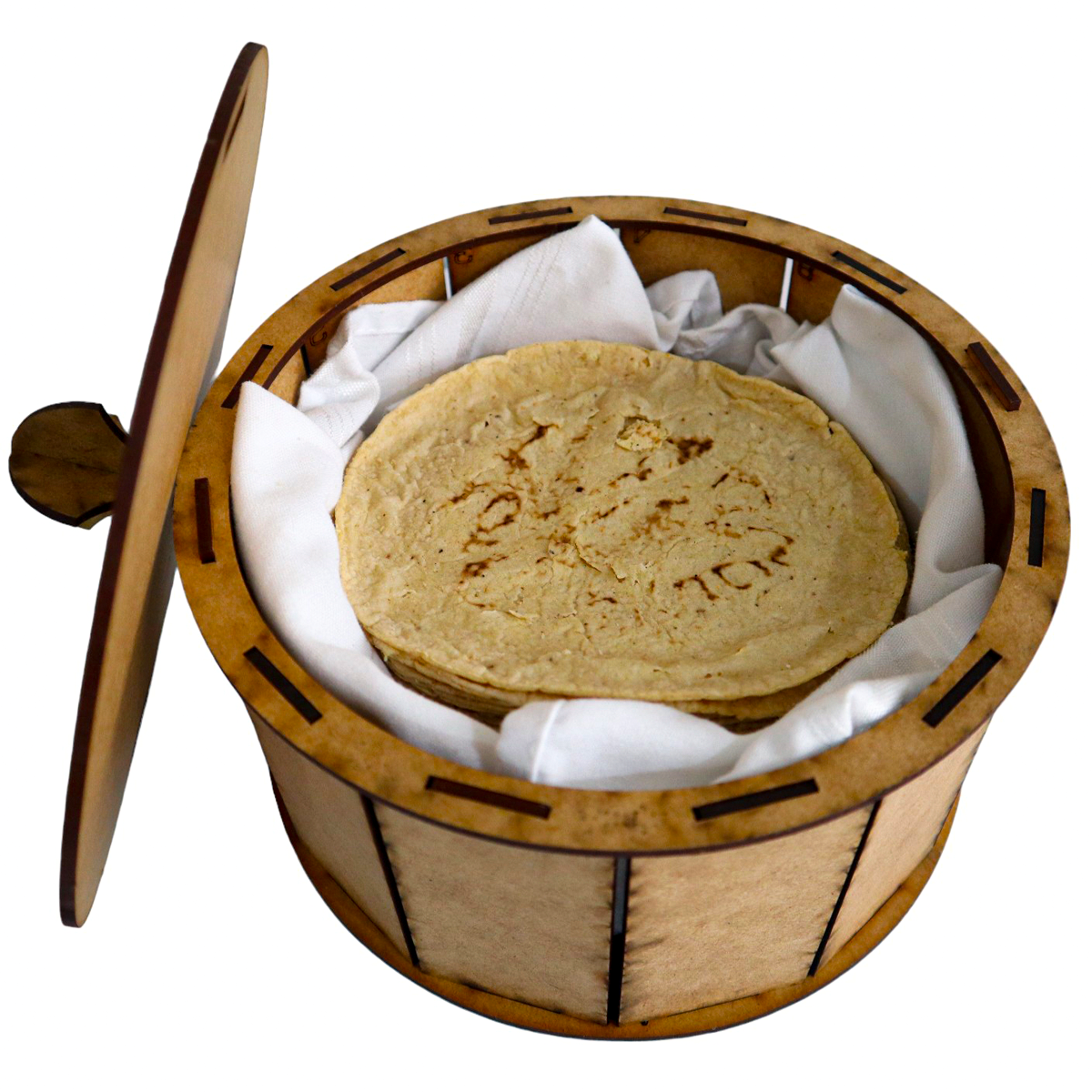 🥙 Tortillero de MDF Personalizado con Tapa – Ideal para tu mesa mexicana 🇲🇽 10pz RB87