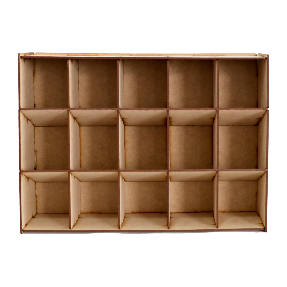 🖍️✨ Organizador multifuncional de plumones y papelería – 20 compartimentos de MDF 📚 OE27