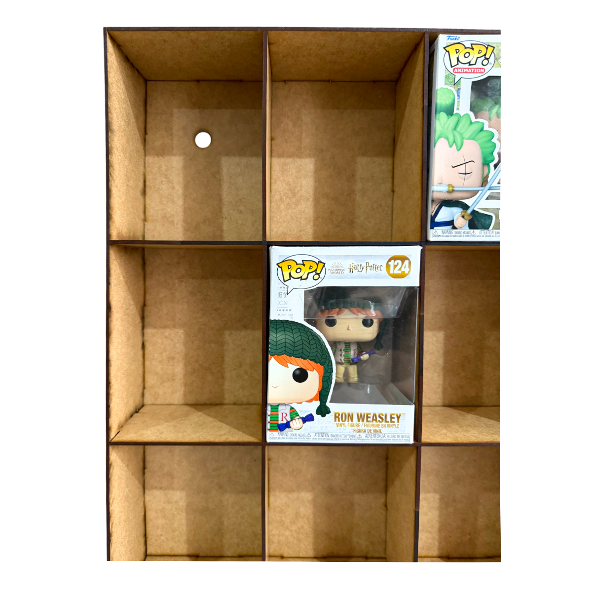 🧱✨ Organizador de MDF tipo repisa para Funko Pop u objetos de colección 🎁🎮 OE35