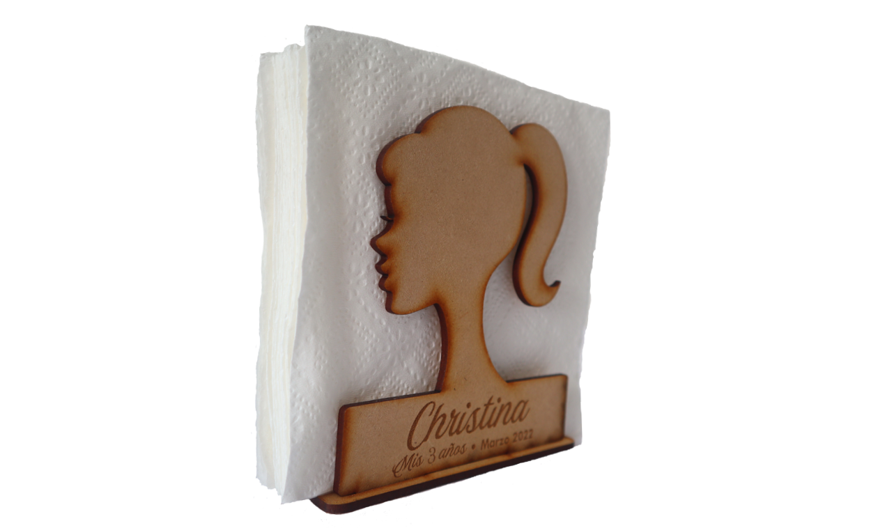 🎀 Servilletero personalizado - Estilo Barbie 🎉 12pz UE05
