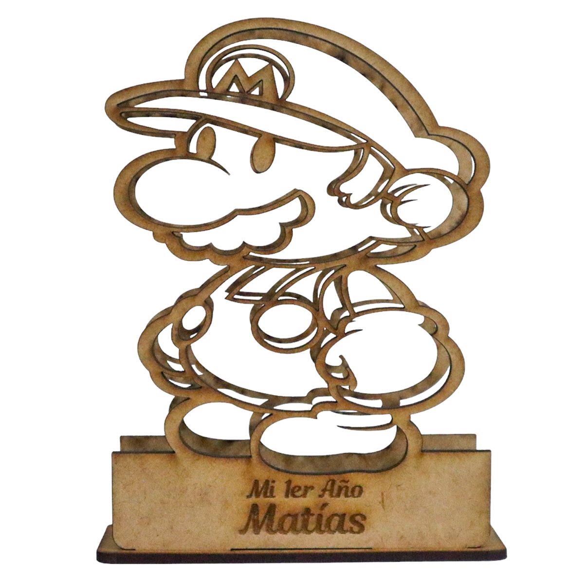 🍄✨ Servilletero Mario Bros Personalizado – Recuerdo para Primer Año 🎉🧢 12pz UE49