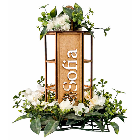 Centro de Mesa Farol Personalizado – Elegancia y Luz para tu Evento 🔥✨ 5pz RB91