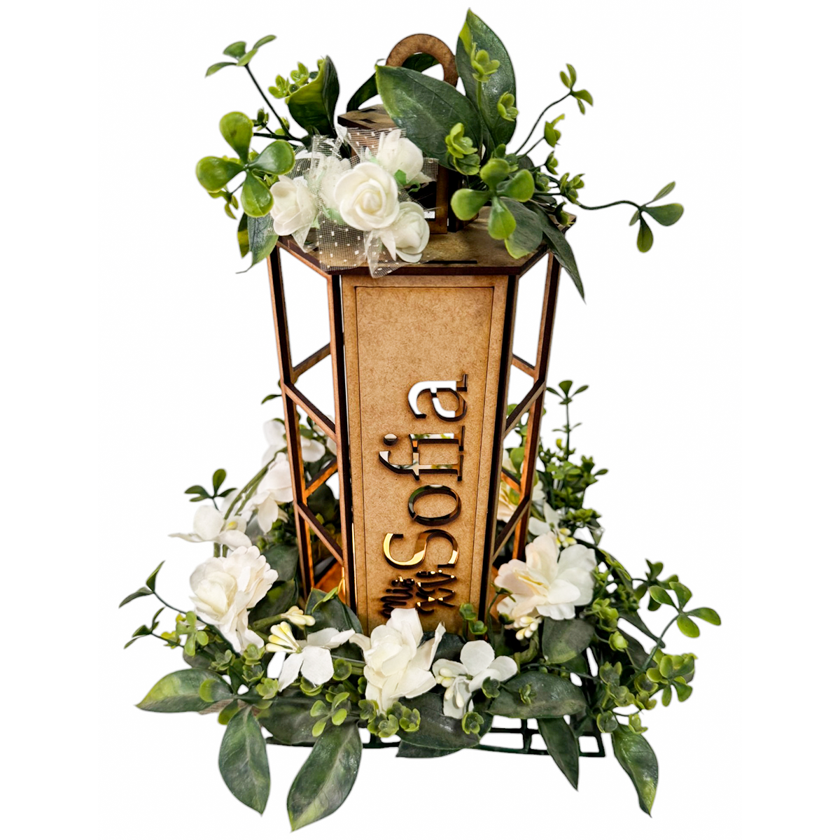 Centro de Mesa Farol Personalizado – Elegancia y Luz para tu Evento 🔥✨ 5pz RB91