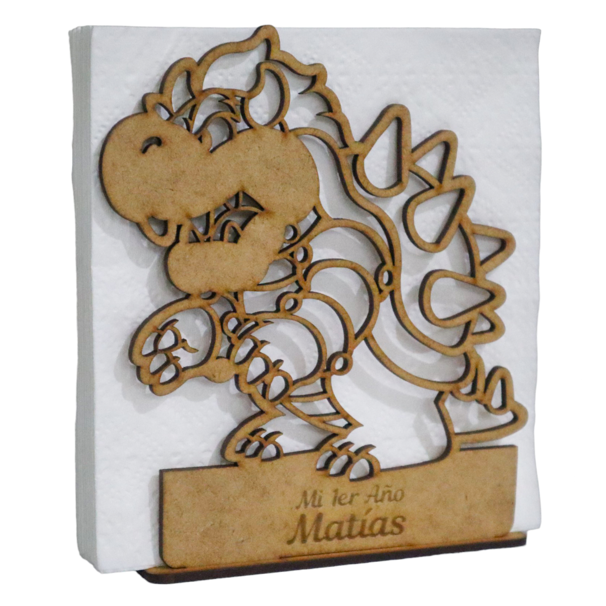 🦖✨ Servilletero Bowser Personalizado – Recuerdo de Cumpleaños Temático 🎉🎮 12pz UE51