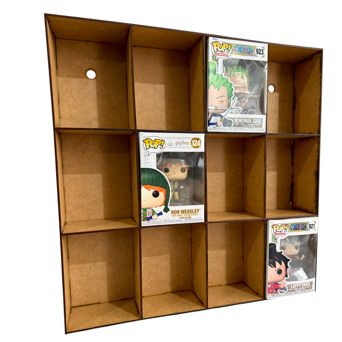 🧱✨ Organizador de MDF tipo repisa para Funko Pop u objetos de colección 🎁🎮 OE35
