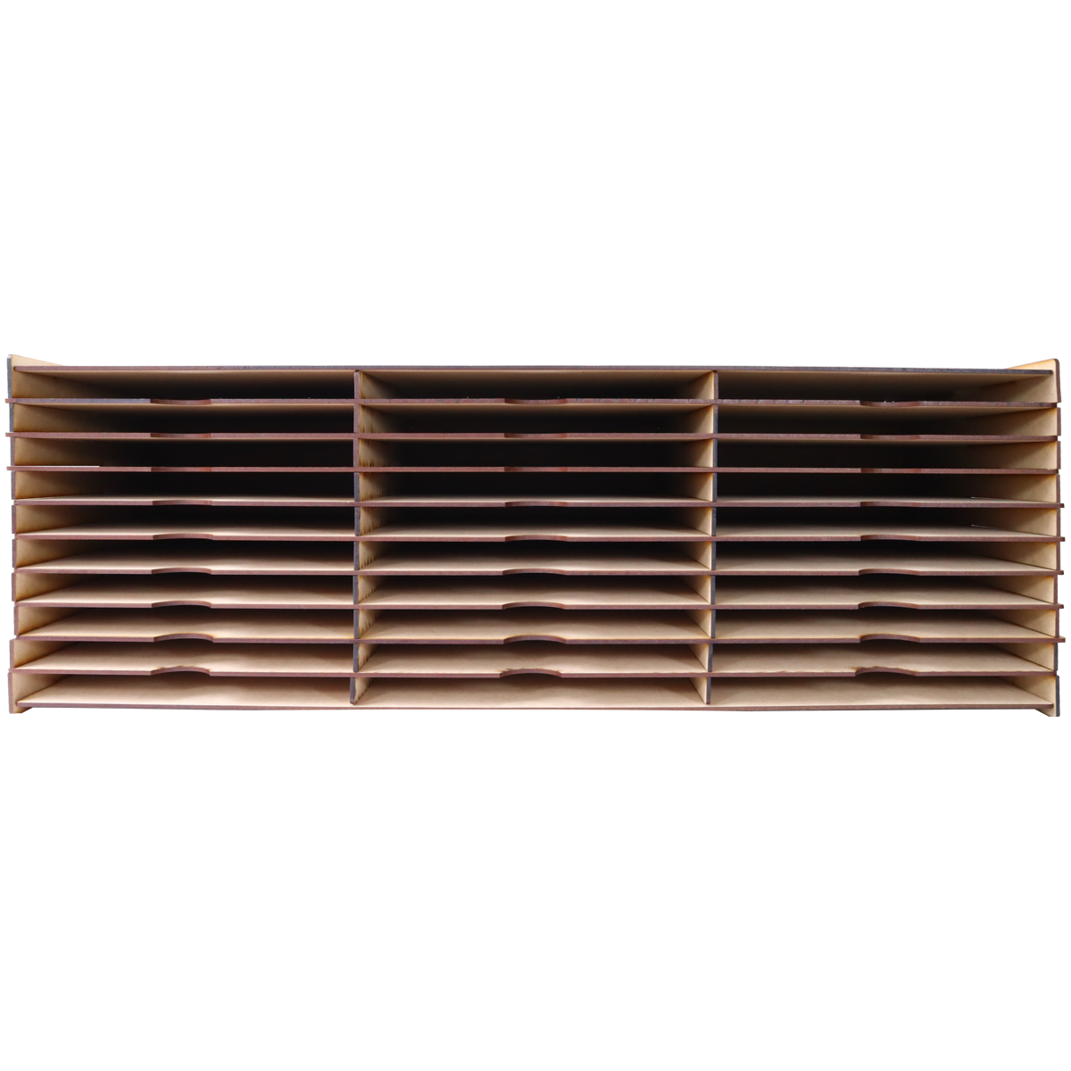 📄✨ Organizador horizontal de 20 compartimentos en MDF – Ideal para hojas tamaño carta o A4 📄 OE32
