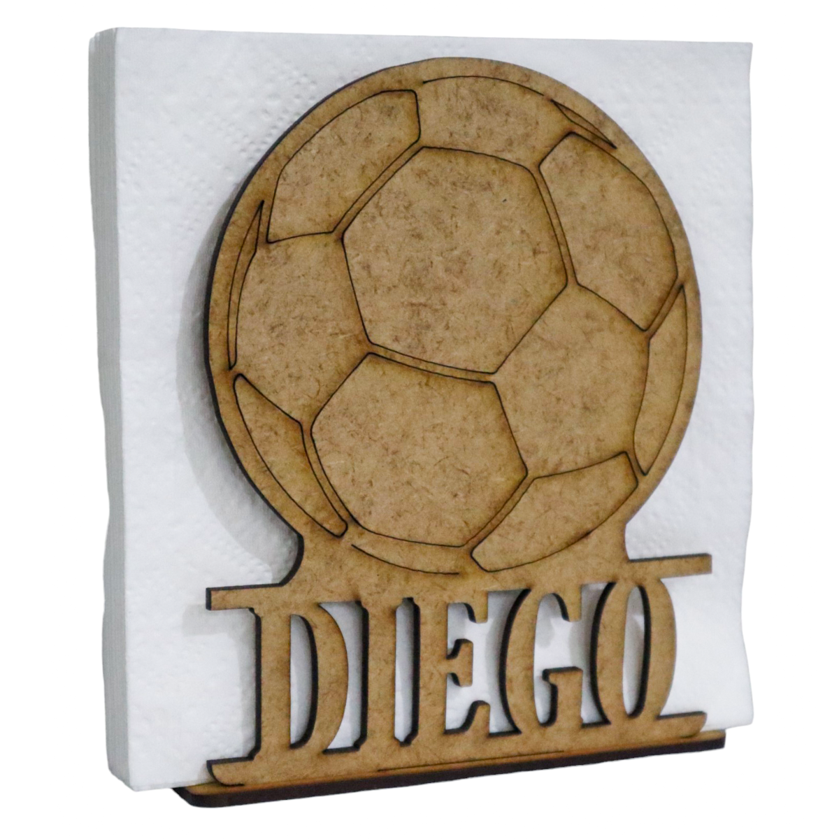 ⚽ Servilletero Personalizado de Balón de Fútbol – Ideal para Fiestas Infantiles o Temáticas 🥳12pz UE52
