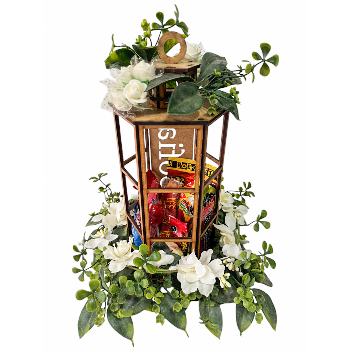 Centro de Mesa Farol Personalizado – Elegancia y Luz para tu Evento 🔥✨ 5pz RB91