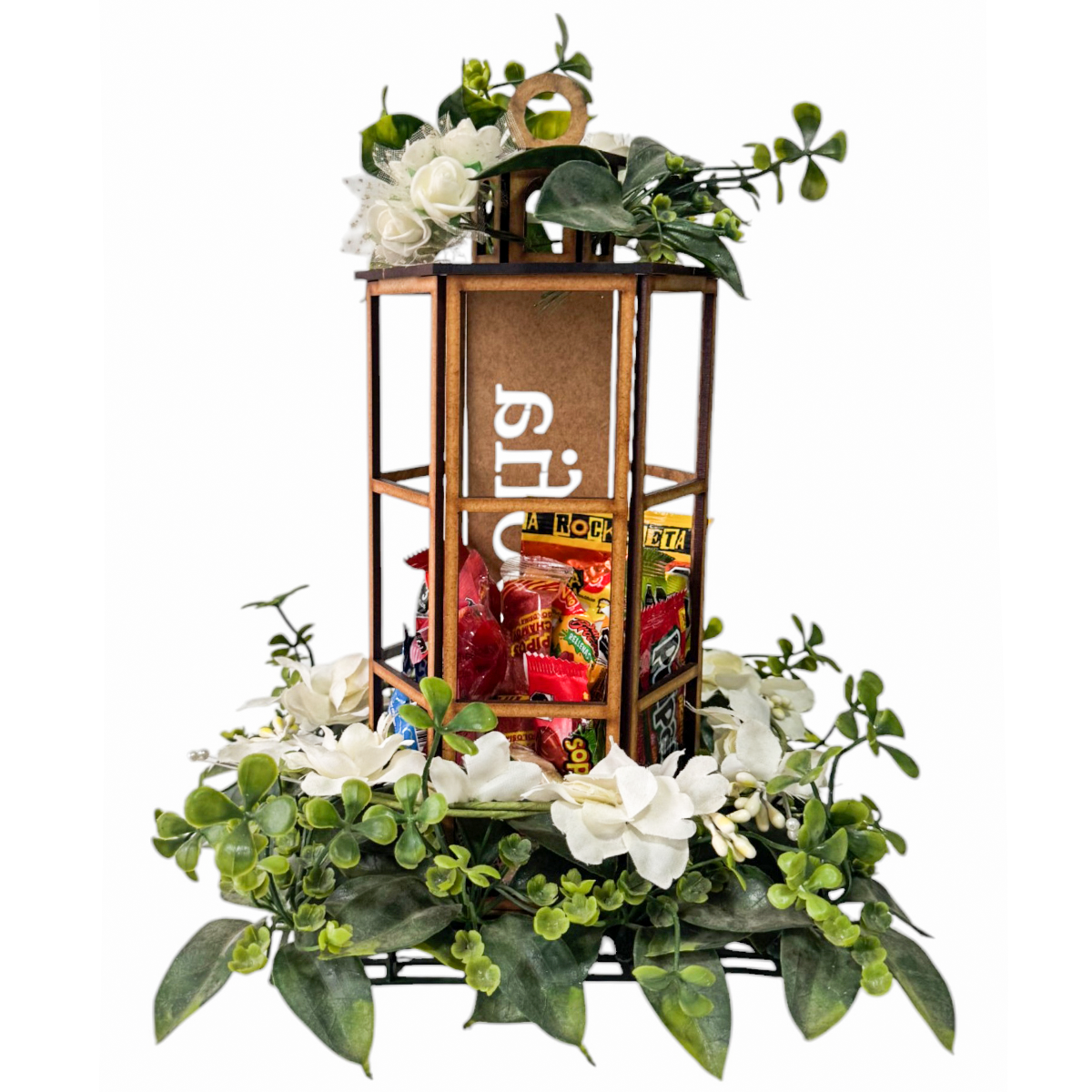 Centro de Mesa Farol Personalizado – Elegancia y Luz para tu Evento 🔥✨ 5pz RB91