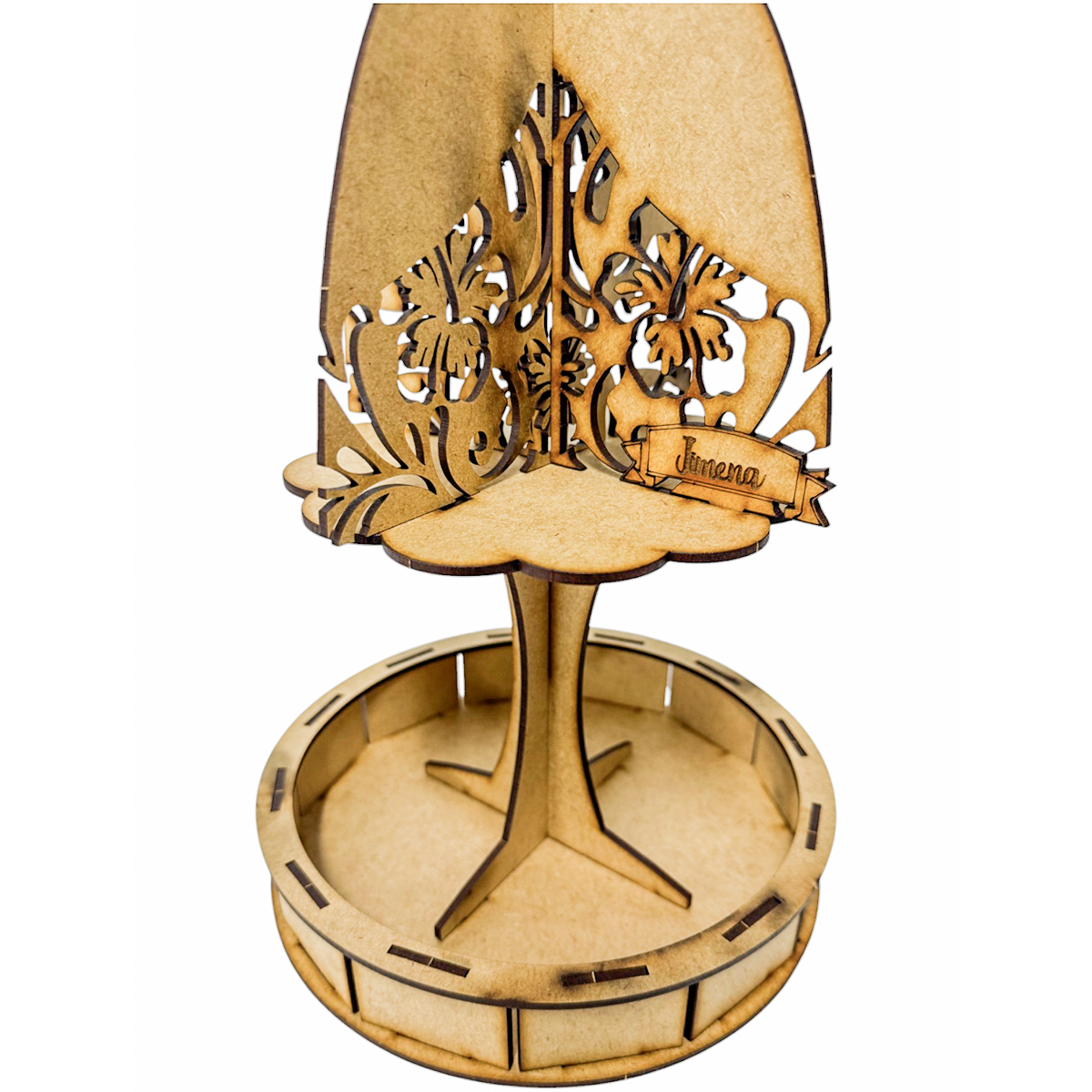 Bailarina decorativa de MDF personalizada 5pz RB99