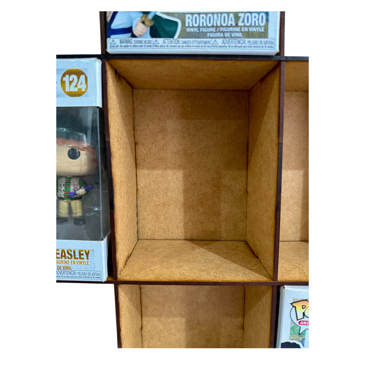 🧱✨ Organizador de MDF tipo repisa para Funko Pop u objetos de colección 🎁🎮 OE35