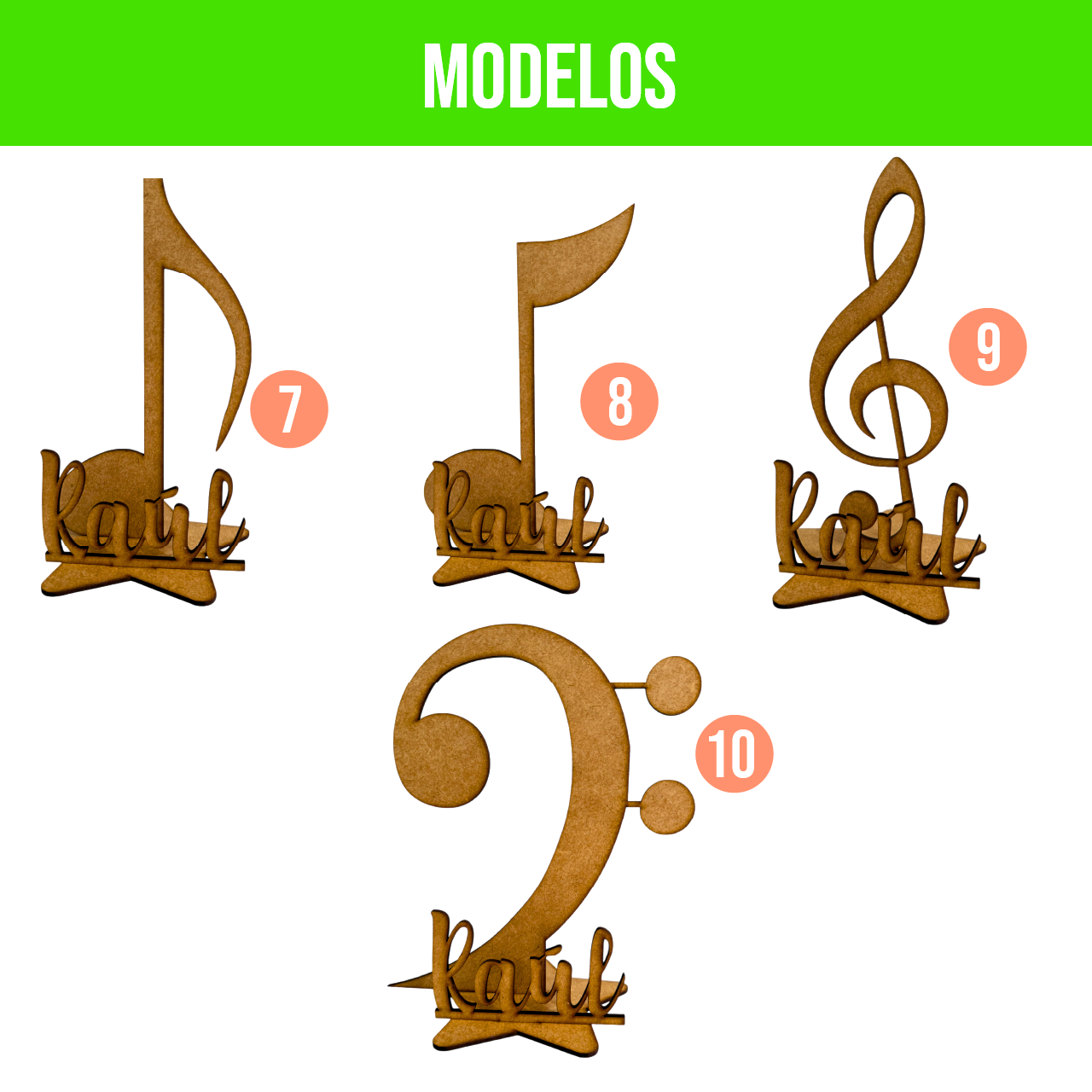 🎶 Centros de Mesa Musicales Personalizados para Fiestas Infantiles 🎸🥁🎤 10pz RB88