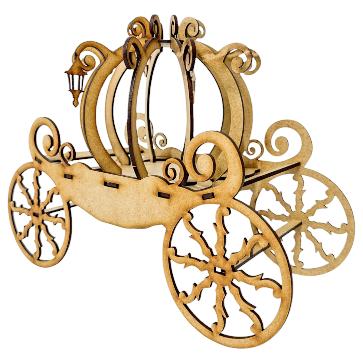 🎠 Carreta de Cenicienta en MDF – Ideal para Centros de Mesa o Decoración ✨5pz RB98