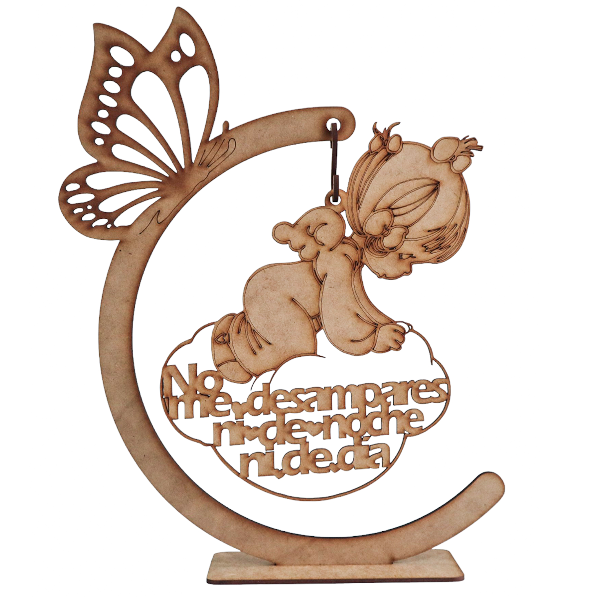 ✨ Centro de mesa Ángel con Mariposa 🦋🌙 10pz RB81