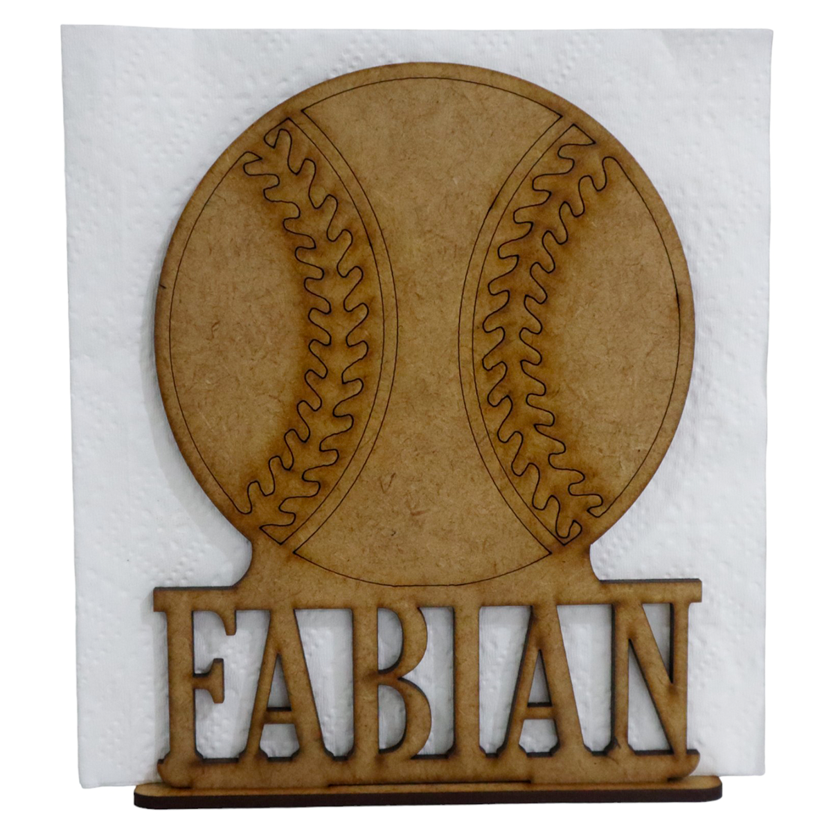 ⚾ Servilletero de Béisbol Personalizado – Ideal para Fiestas Tematicas 🥳🏆12pz UE38