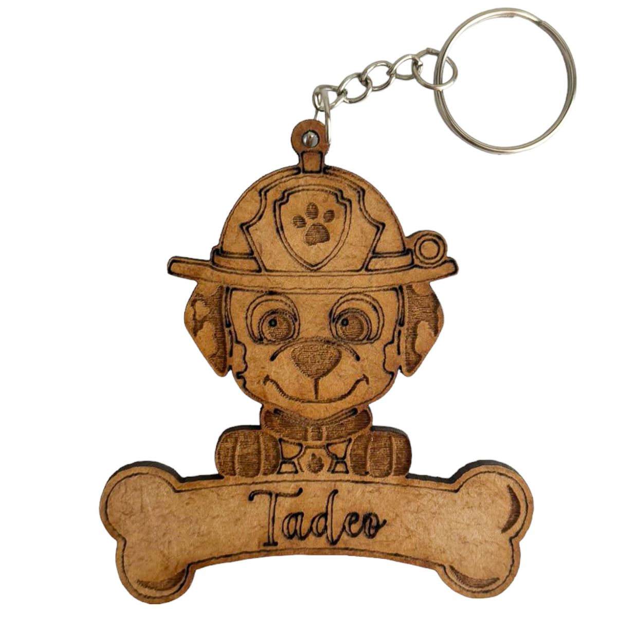 🐾🦴 Llavero Infantil Personalizado | Perritos Héroes con Nombre 🐶✨ 30pz RB120