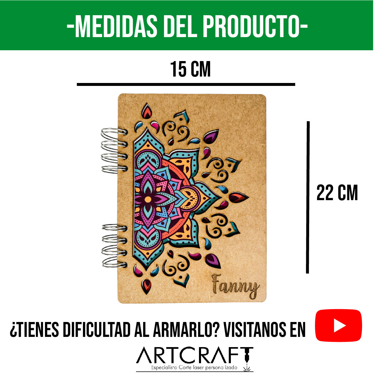 📔✨ Agenda Diaria | Una hoja por día | Ejecutiva | Personalizable | Portada de madera | AG01 🌳🖊️