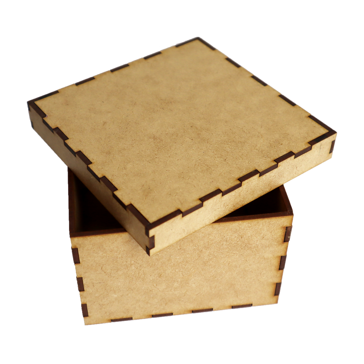 📦✨ Caja cuadrada de MDF personalizable – ¡Elige el tamaño ideal para tu proyecto! 🎁Co11A