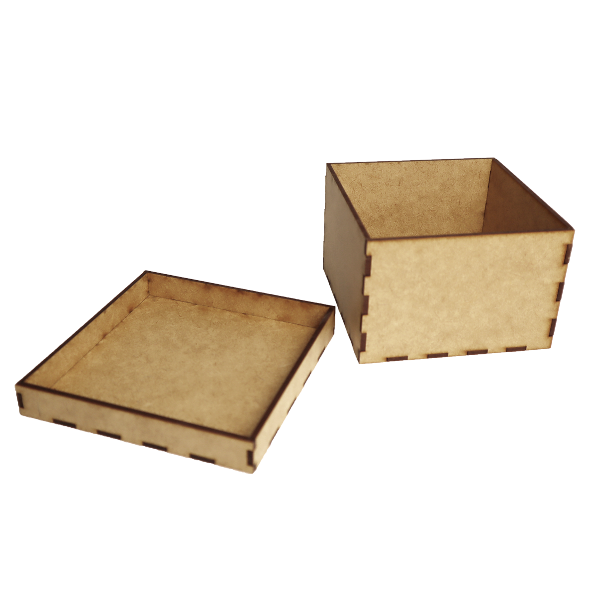 📦✨ Caja cuadrada de MDF personalizable – ¡Elige el tamaño ideal para tu proyecto! 🎁Co11A
