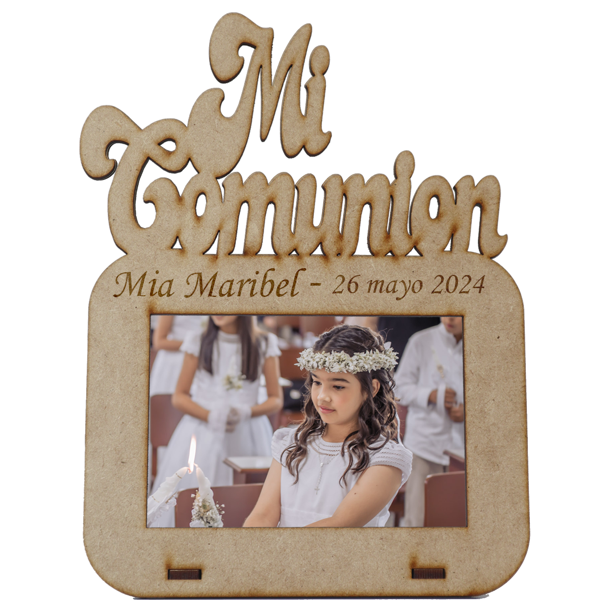 📸 Portarretrato MDF "Mi Comunión" – Recuerdo especial de un gran día 🙏✨  10pz RB41
