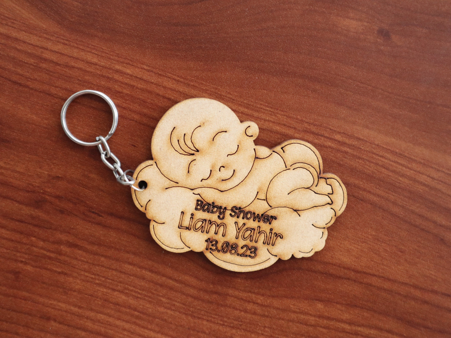 👶✨ Llavero de bebé dormido personalizado 🌙🍼 30pz RB105