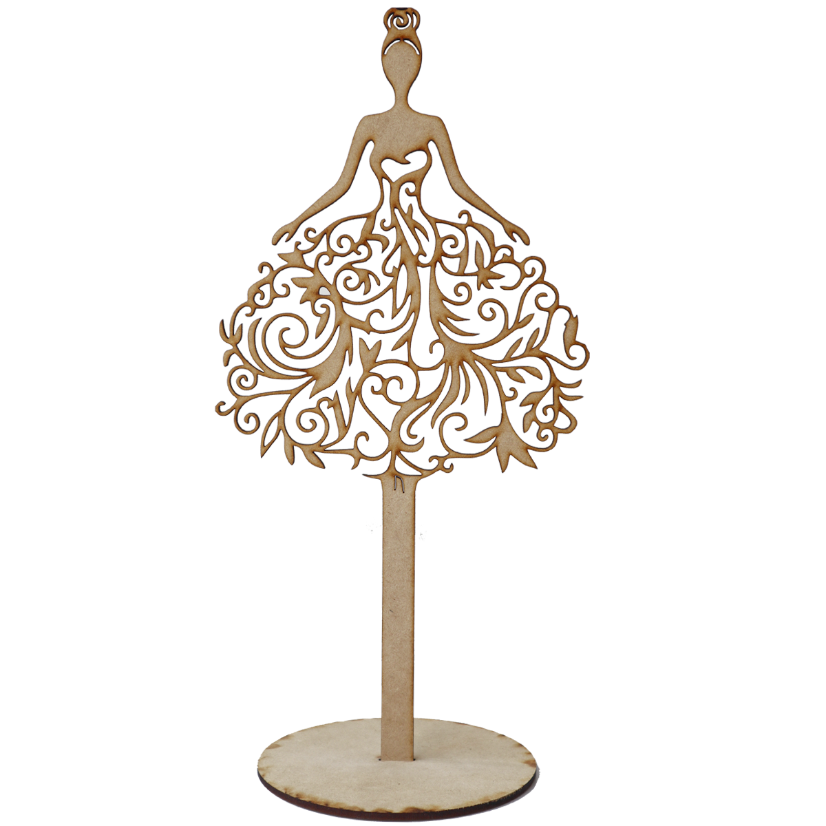 ✨ Figura de Quinceañera en MDF - Centro de Mesa Decorativo 🎉  10pz RB45