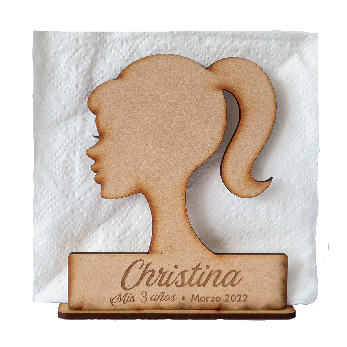 🎀 Servilletero personalizado - Estilo Barbie 🎉 12pz UE05