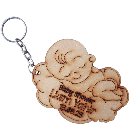 👶✨ Llavero de bebé dormido personalizado 🌙🍼 30pz RB105