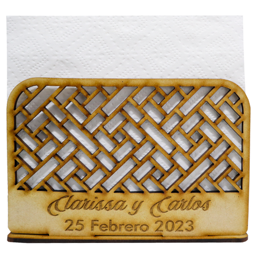🧡 Servilletero Personalizado – Diseño Geométrico Elegante 🧡 12pz UE30