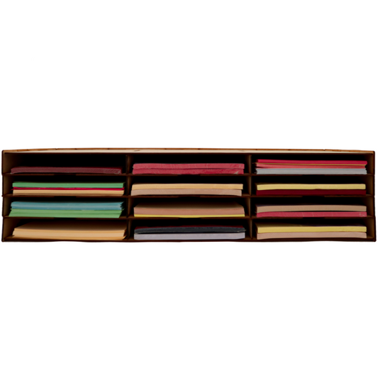 📚✨ Organizador horizontal de hojas tamaño carta con 12 compartimentos en MDF📚 OE23