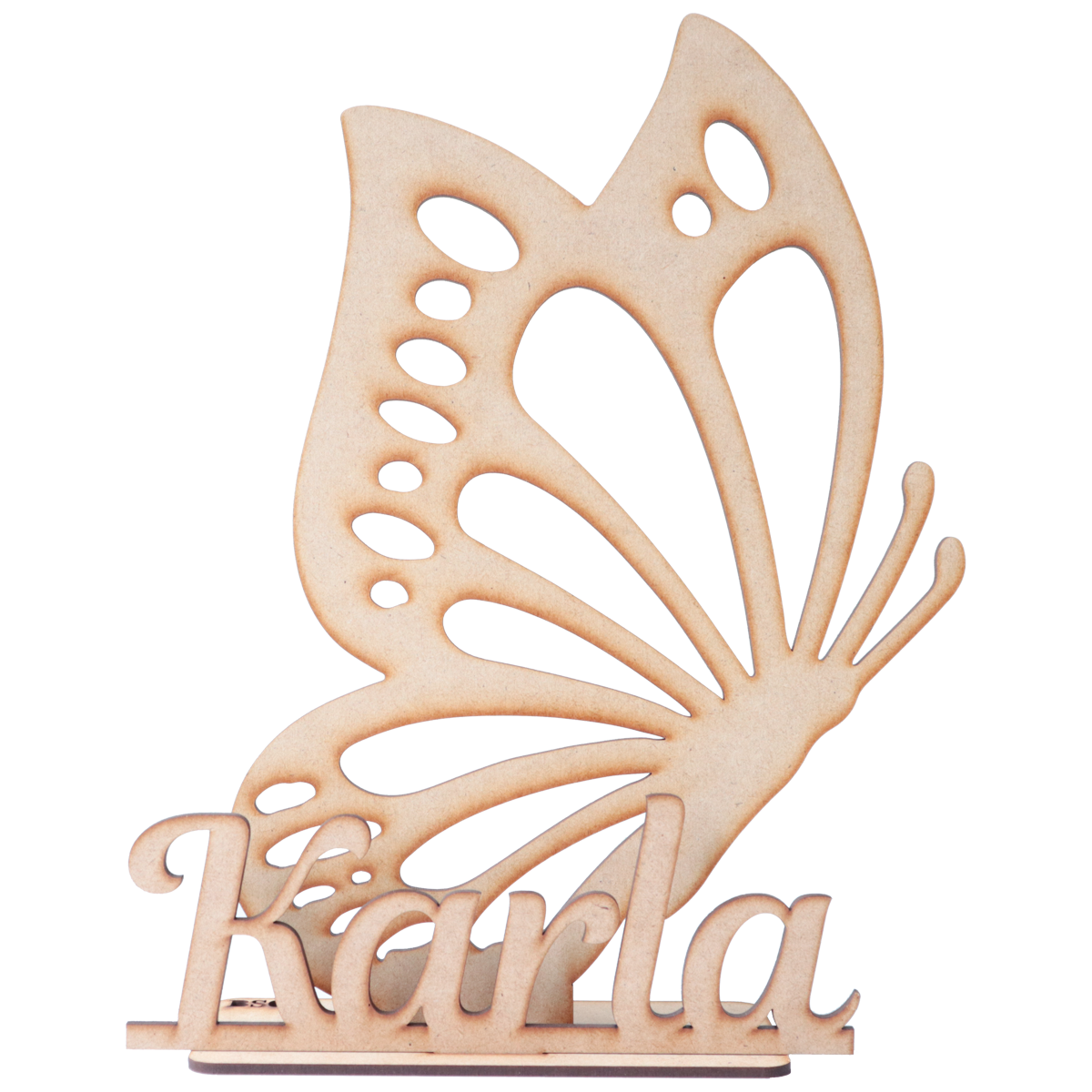 🦋 Mariposa Elegante – Diseño en Corte Láser Personalizado 10pz RB34