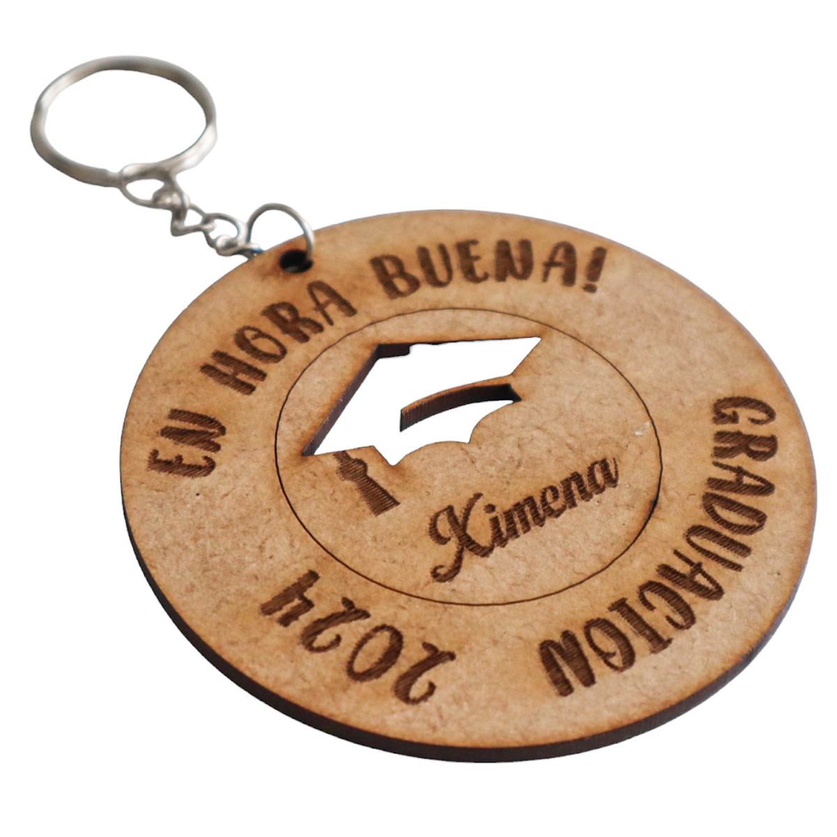 🎓🔑 Llavero de Graduación Personalizado | Recuerdo con Nombre y Año ✨ 30pz RB124