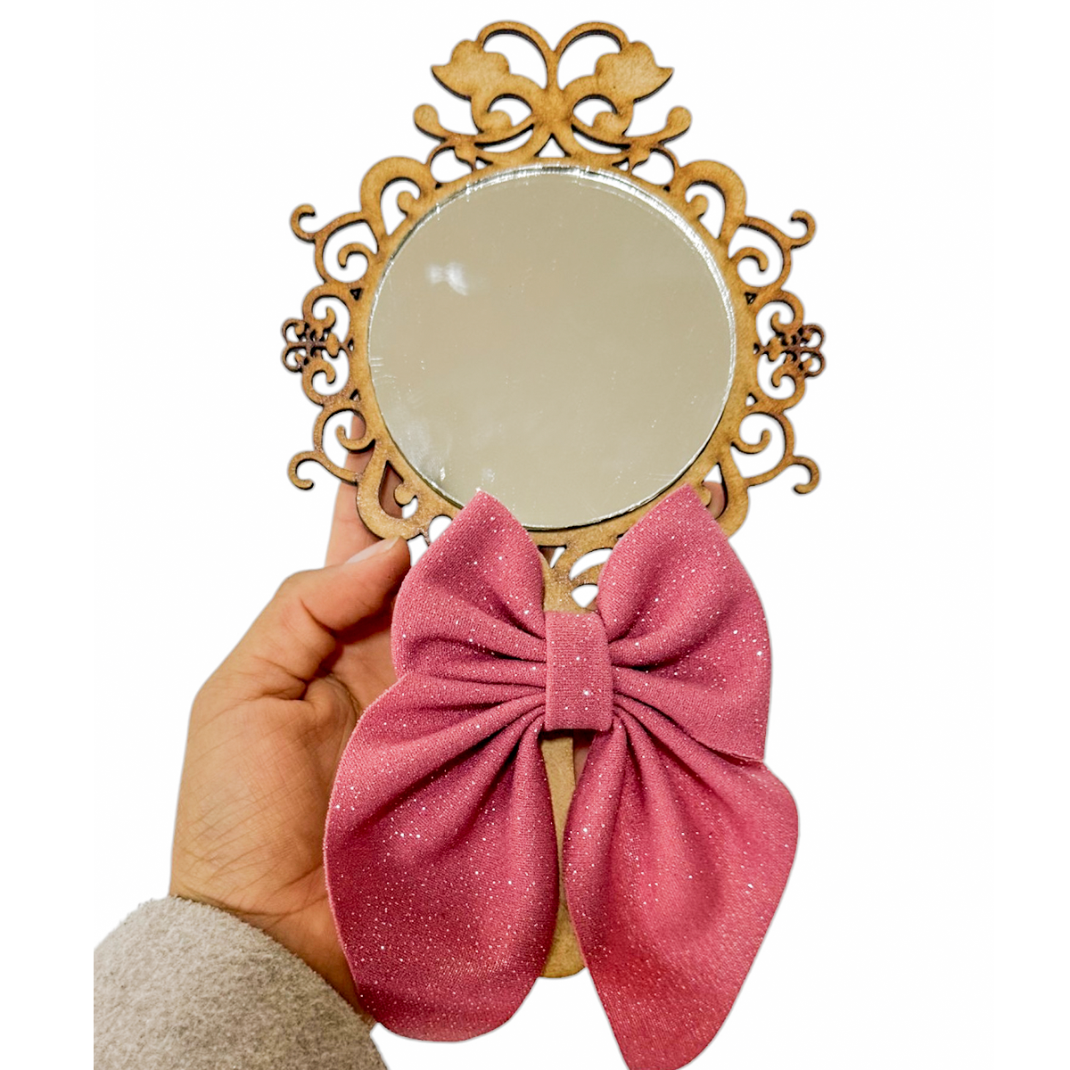 🎁✨ Set de Espejo con Caja Personalizada | Recuerdo de XV Años 💖 5pz RB125