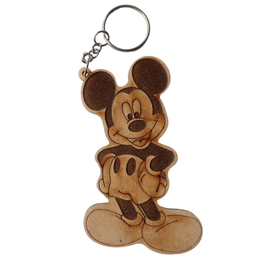🖤🐭 Llavero MDF Estilo Mickey Mouse – Recuerdo Divertido y Original 🐭🖤 30pz RB113