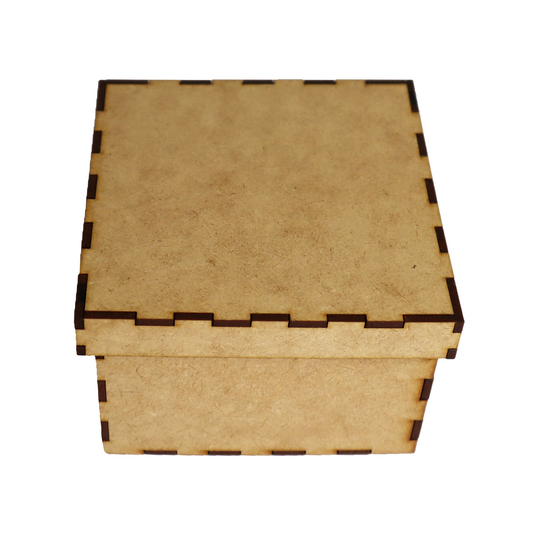 📦✨ Caja cuadrada de MDF personalizable – ¡Elige el tamaño ideal para tu proyecto! 🎁Co11A
